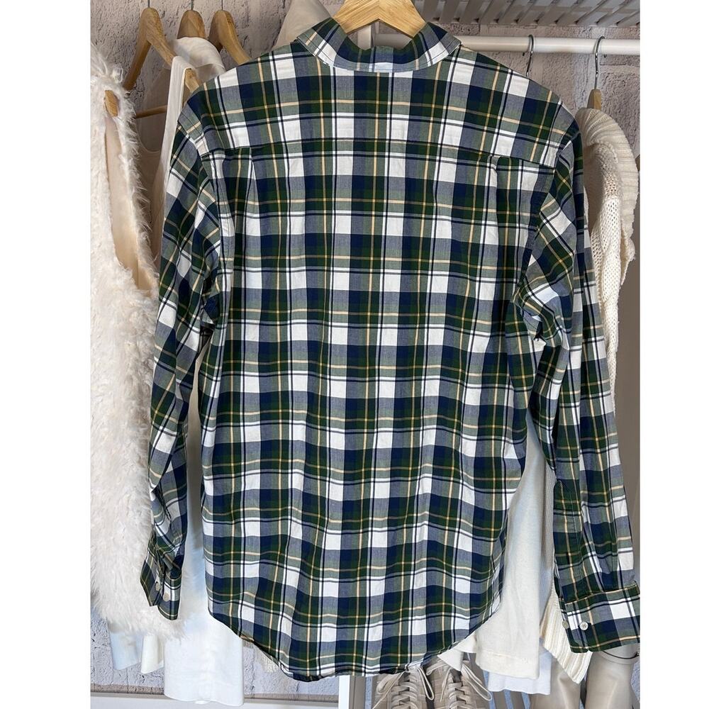 Southern Tide Men's Size M Classic Fit Green, Navy Plaid Button Up Shirt #0105 - Picture 3 of 6